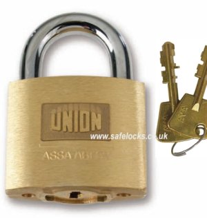 Union (ex Chubb) 1K42  AVA Brass Padlock